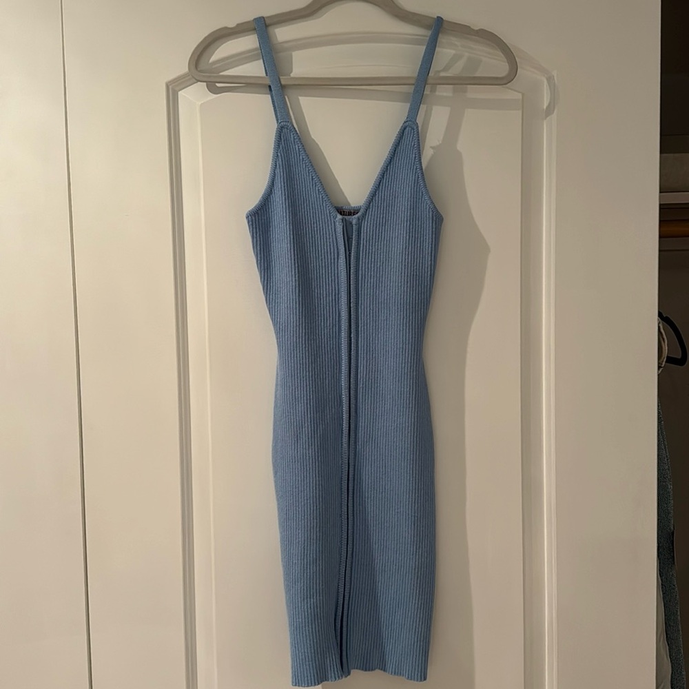 Boutique baby blue mini dress